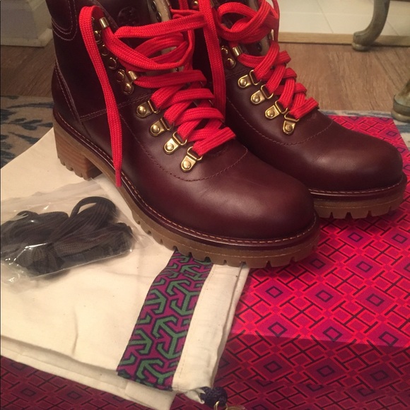 tory burch hiking boots